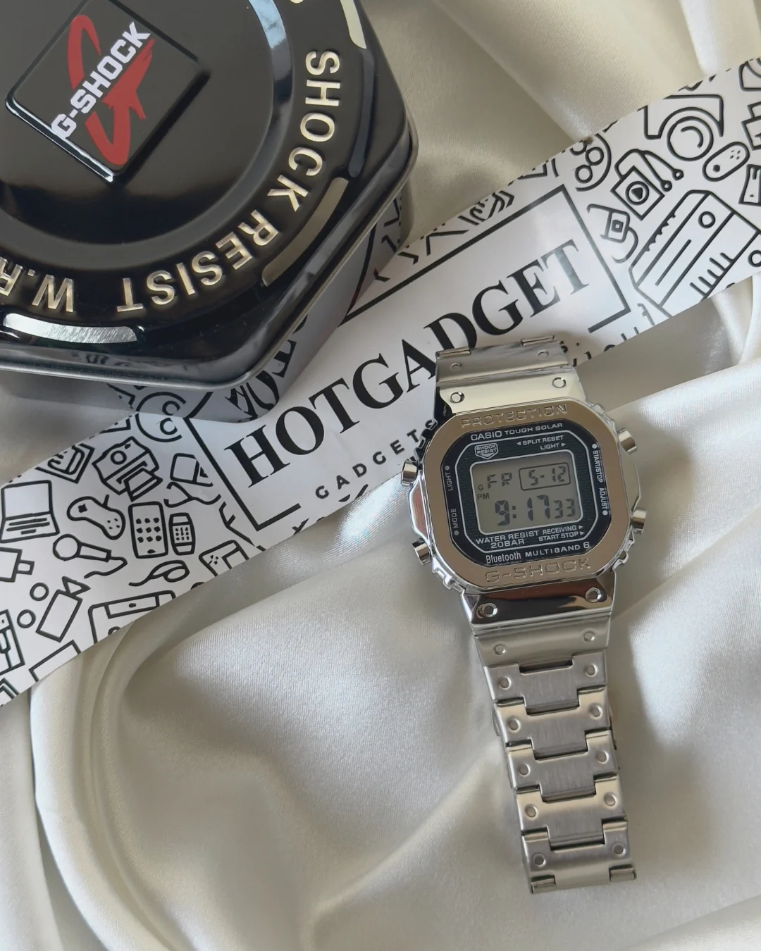 GShockGMWB5000 (Digital Watch) Silver - Image 3